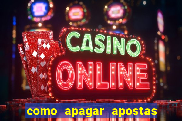 como apagar apostas no app da caixa