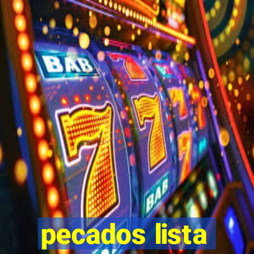 pecados lista
