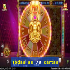 todas as 78 cartas do tarot